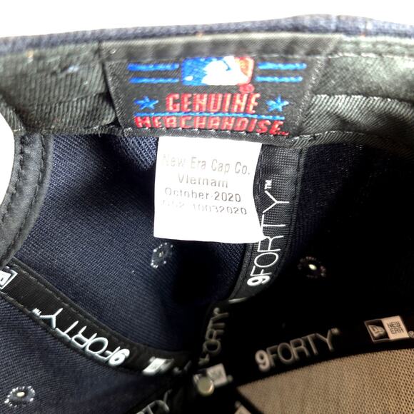 New York Yankees New Era 9Forty Kids Youth Navy Adjustable Baseball Cap Hat - Picture 9 of 9